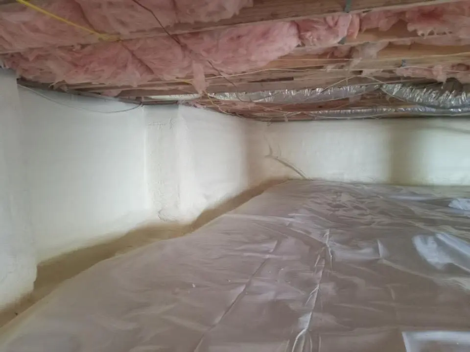 Crawl space encapsulation with closed-cell spray foam for Spray Foam Roofing Repair in Stanwood